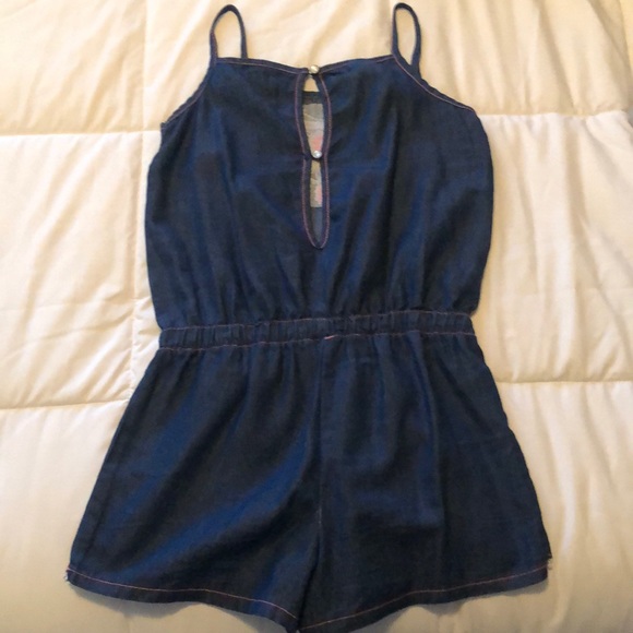 “Jean” Romper - Picture 2 of 2